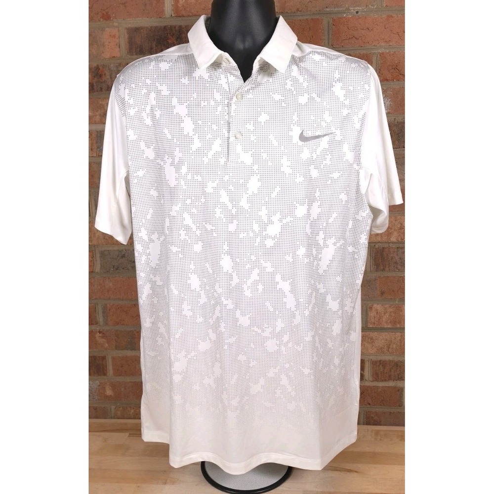 Nike Mobility Polk DRI-FIT Golf Polo Shirt 880215-100 Size Large NEW